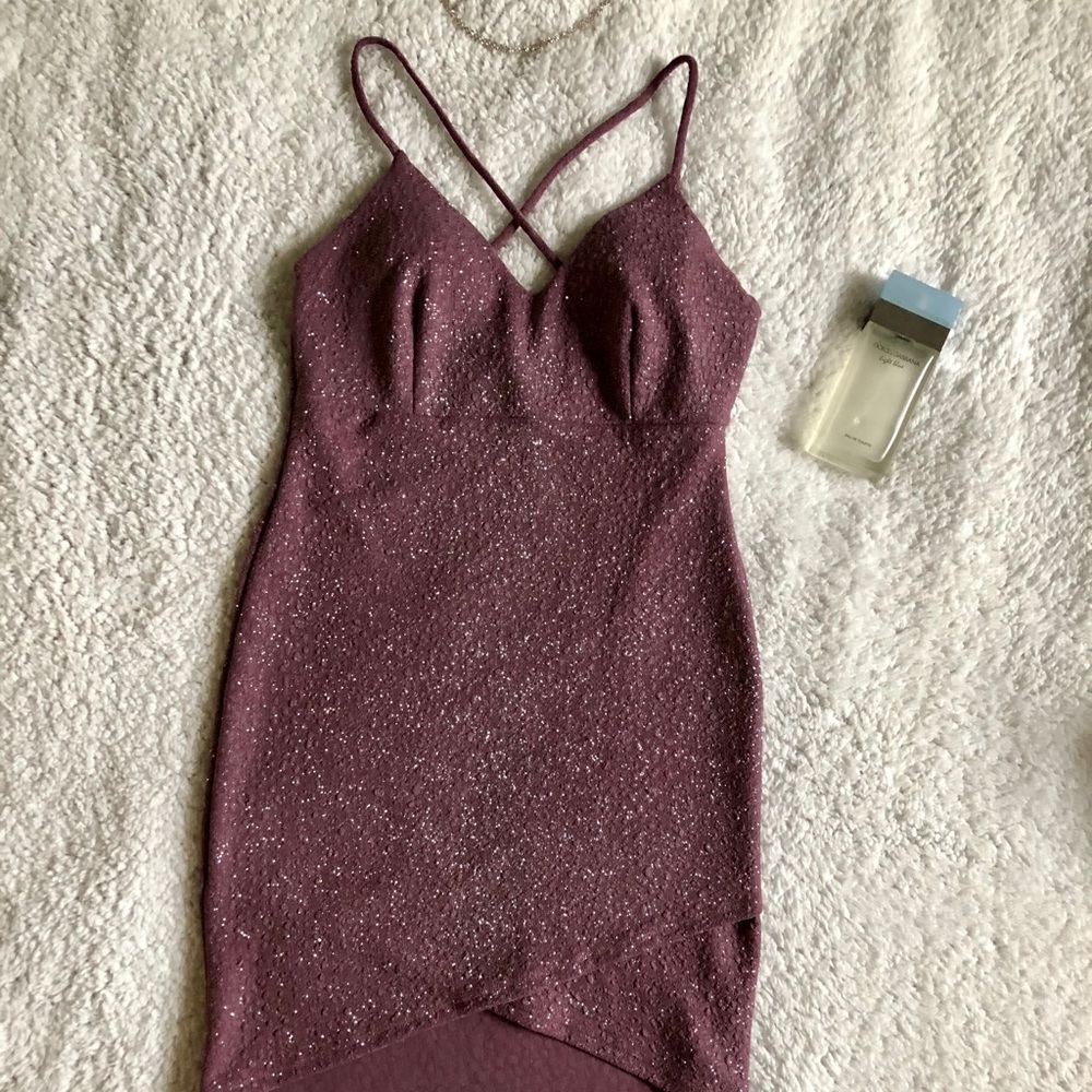 Sparkly Purple Dress